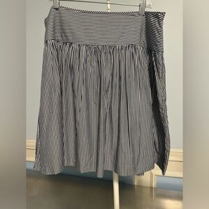 Gap - striped cotton full midi skirt